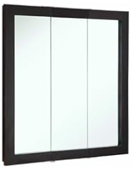 Design House 541342 Ventura Tri-View Medicine Cabinet, Espresso, 30-Inch by 30-Inch