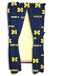 Michigan Wolverines - Collegiate Curtain Panels - (Big 10 Conference)