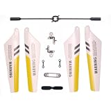 Syma S107 and S107g Full Set Replacement Parts, Main Blades, Tail Blade, Connect Buckle Balance Bar, Spare Main Grips Yellow Set by Syma