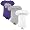 Nike Kansas State Wildcats Infant Purple, Ash & White 3-Pack Romper Set