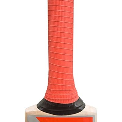 HAWK Run maker Men's Kashmir-Willow Cricket Bat Full Size Red