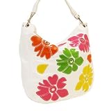 Celeritas Sports; White Fashion Flower Purse/Handbag item number 703240