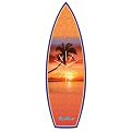 Paradise Sunset Surfboard Table Clock