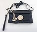 Women's Soft-Feel Leather Wristlet Crossbody Wallet