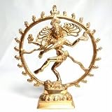 Shiva (Natraj) - 4" Brass Statue - Made In India