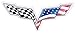 Corvette C6 American Flag Decal 6