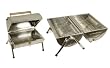 BBQ Edelstahl Standgrill Gartengrill Klappgrill Koffergrill