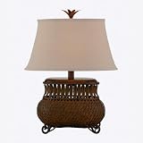 <font color=red>On SALE</font> Natural Rust Table Lamp <BR><font size=1> Quoizel (Q108T1)</font>