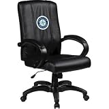 Home Office Chair with MLB Logo Panel Team: Seattle Mariners