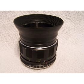 Sears F1.4 55mm lens with hood for 35mm Sears cameras