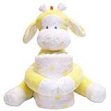 Piccolo Bambino Yellow Giraffee Baby's First Blanket and Toy