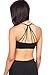 Pink Ice Women's Soft Breathable Sports Bra,Black,ONE