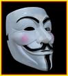 VENDETTA Maske Mask Guy Fawkes Anonymous Replika Demo Anti -Karneval Maske