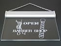 Pema neonlight - neon light sign Open Barber Shop I006-b