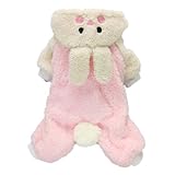 Adorable Bunny Halloween Dog Costumes Dog Hoodie Jumpsuit Dog Coat Pet Dog Clothes,Pink,M