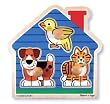 Melissa & Doug LCI2055 HOUSE PETS JUMBO KNOB PUZZLE