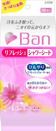 Ban リフレッシュシャワーシート フローラルの香り 36枚