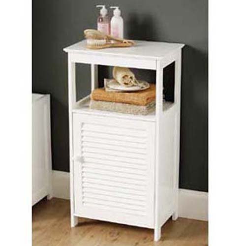 SHUTTER - Badschrank Badregal - Weiss