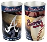 Atlanta Braves 15" Waste Basket
