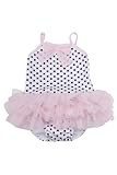 Kate Mack Little Girls'  Jennie Annie Dots Girls' Tank, White/Black, 06