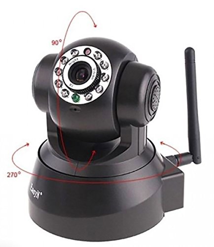 LotFancy® Wireless WIFI IP Security Camera Webcam Surveillance System, 2-Audio 10 LED 10m IR Nightvision, Cartoon Robot Shape