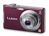 Panasonic Lumix DMC-FS18EG-V Digitalkamera (16 Megapixel, 4-fach opt. Zoom, 6,7 cm (2,7 Zoll) Display, bildstabilisiert) aubergine