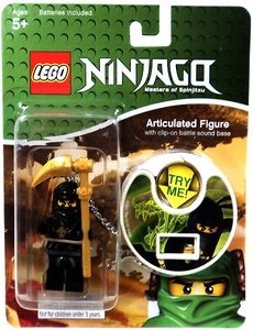 LEGO Ninjago Keychain with Clip-On Battle Sound Base #1749 Cole