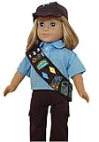 Brownie Pant Outfit Costume Set Doll Clothes for 18 Inch Dolls, Fits American Girl