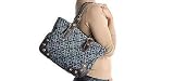 Maxx New York Logo Tote with Eyelet Detail