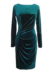 Cocktail Pleated Corduroy Long Sleeves Bodycon Dress/Party Dress/Tunic 