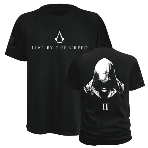 Live By the Creed,T-Shirt,Größe l,Schwarz