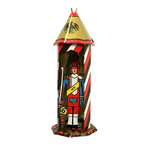Alexander Taron Home Decoration Collectible Tin Ornament – Guard House – 3″H x 1.25″W x 1.25″D
