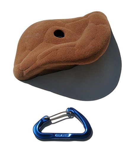 Atomik Climbing Bolt-On Double Hander Font in Brown