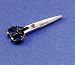 Dollhouse Miniature Black Handle Scissors