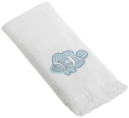 Avanti Reef Life Fingertip Towel, White