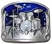 Drum Set Metal Belt Buckle