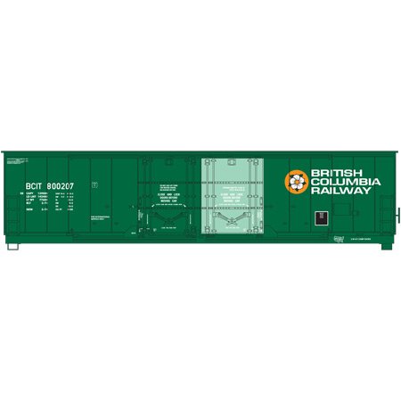 HO RTR 50' Double Door Plug Box, BCR #800207