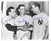 Yogi Berra, Tommy Byrne & Tom Heinrich Autographed / Signed 8x10 Photo