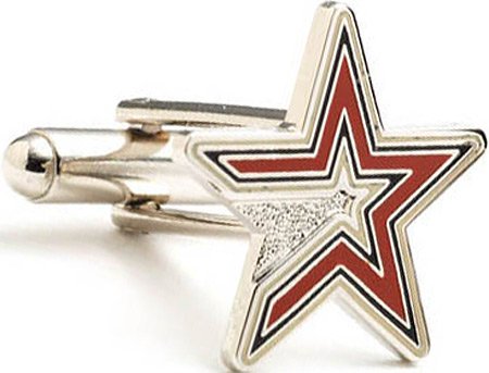 Cufflinks Inc Men's Houston Astros Cufflinks Red