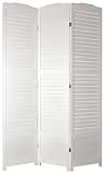 Fine Quality American Design Room Divider - 7ft. Venetian Imported Modern Style Floor Screen - 3, 4, 5, or 6 Panel - 4 Colors