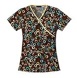 Cherokee Flexibles Mock Wrap Top in Assorted Prints