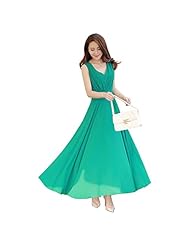 V-neck  Cocktail Floor Length Sleeveless Chiffon  Ball Gown Homecoming Dress/Party Dress/Wedding Dress/Maxi Dress 