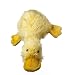 Multipet's Duckworth a 13-Inch Yellow Plush Filled Dog Toy