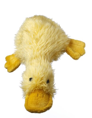 Multipet's Duckworth a 13-Inch Yellow Plush Filled Dog Toy