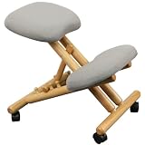 Wooden Ergonomic Kneeling Posture Office Chair [WL-SB-101-GG]