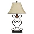 Sona Metal Table Lamp - Antique Rust (31")