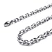 KONOV Polished Silver Stainless Steel Necklace Cross Mens Womens Pendant 24 inches Chain