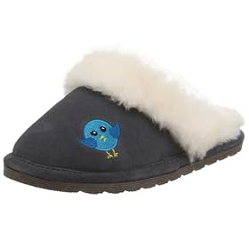 Chooka Womens Fat Bird Dot Scuff Slipper