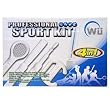 Premium Nintendo Wii 4 in 1 Sport Kit - (Baseball + Golf + Wheel + Tennis)