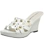 Athena Alexander Women's Dome Sandal,White,6 M US
